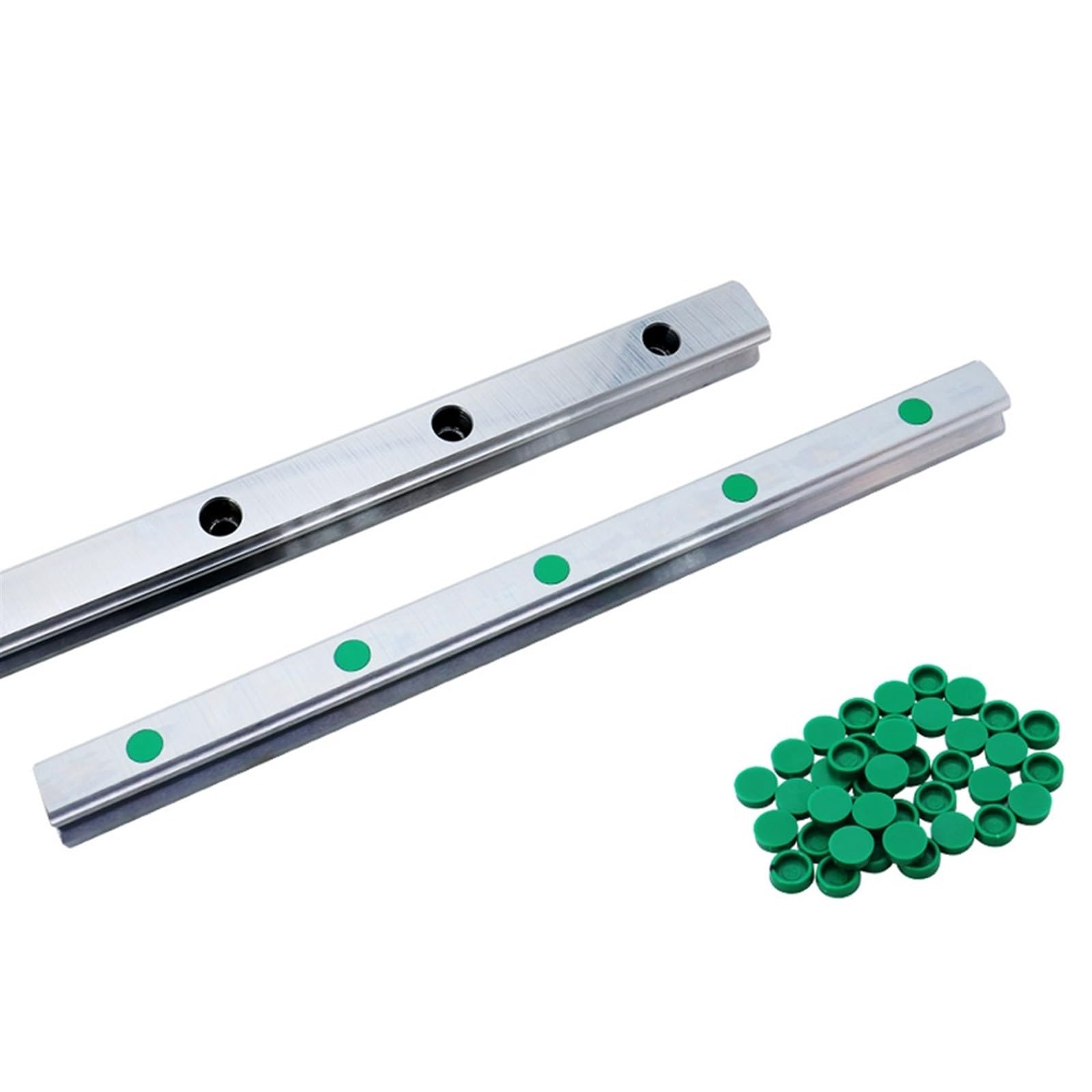 2pcs 200mm 1200mm to 1500mm HGR20 Square Linear Guide Rail(1200mm)