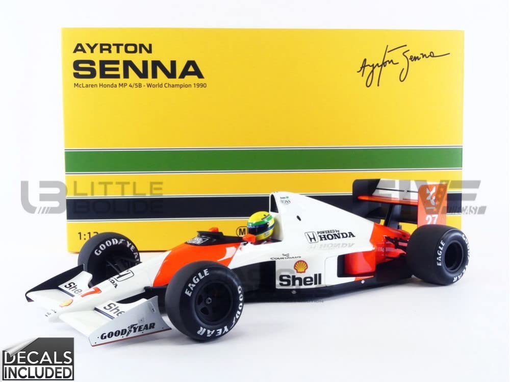 Minichamps 547901227 1:12 McLaren Honda MP4-5B-Ayrton Senna-World