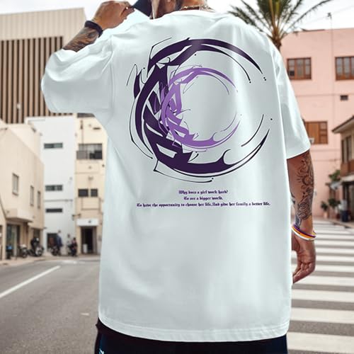 3 Pack Men's Short Sleeve Crewneck Cotton T-Shirt Moisture Wicking Graphic Print Casual Athletic Shirts4