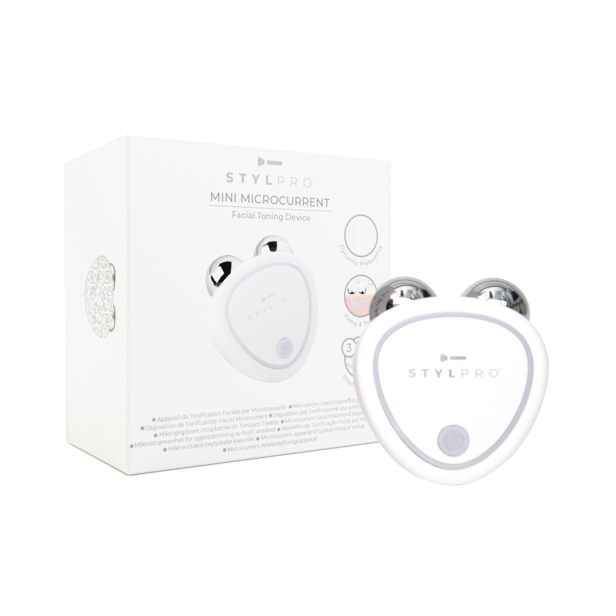 STYLPRO Mini dispositivo de tonificación facial de microcorriente, reafirmante y levantador, no invasivo, de larga duración, ahorro de tiempo, facial en el hogar, tecnología de microcorriente, 3