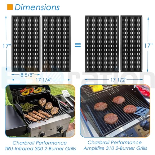 Image of 17 inch Grill Grate for Charbroil Performance TRU-Infrared 2 Burner 463633316