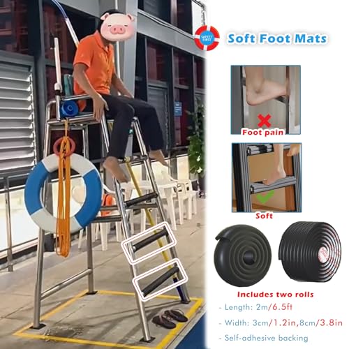 Silla de salvavidas para piscina con asiento ergonómico miniatura 2