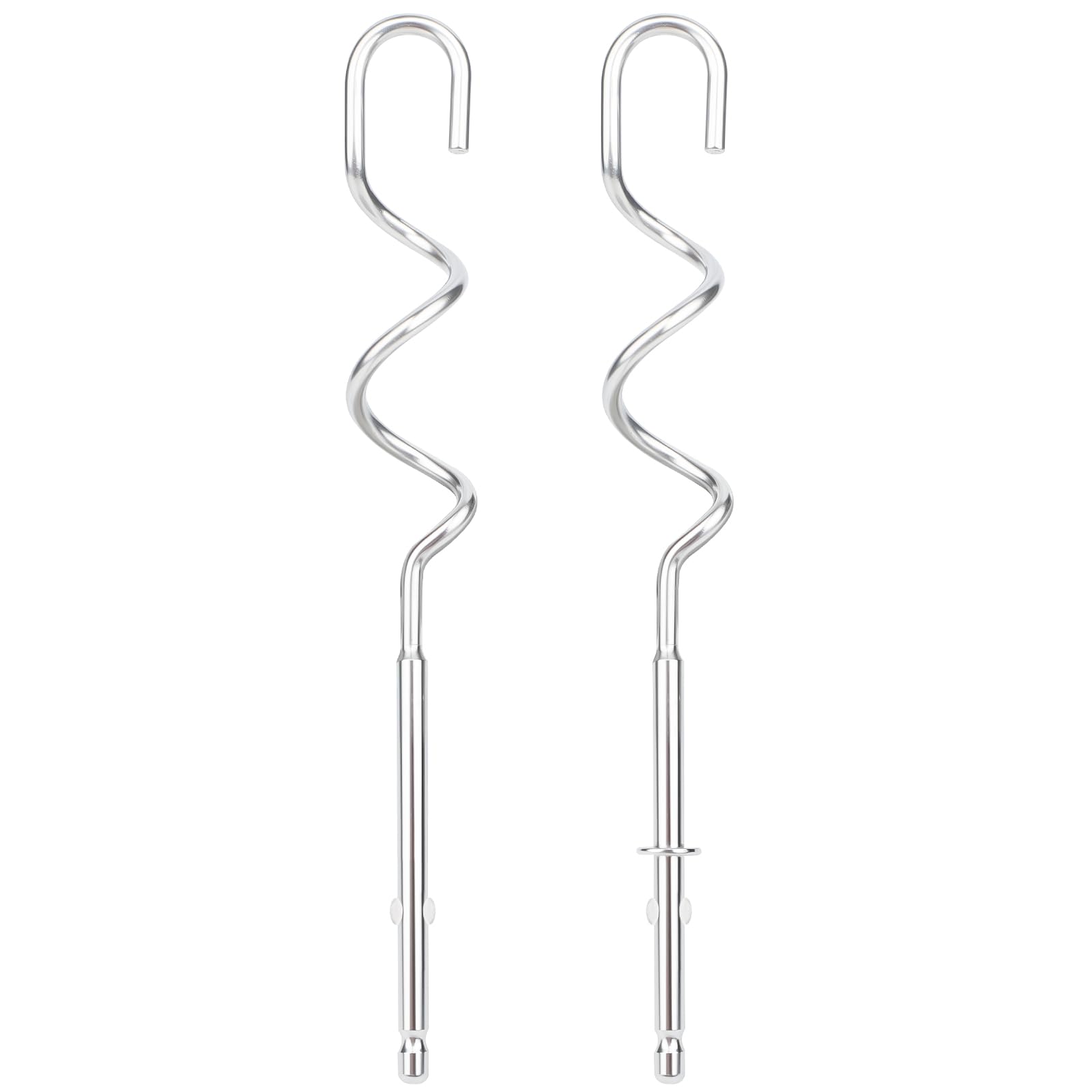 990143000 2-Pack Stainless Steel Mixer Dough Hooks for Hamilton Beach Hand Mixer,Hamilton Beach Mixer Replacement Attachments Compatible with 62630R, 62632R, 62633R,62580