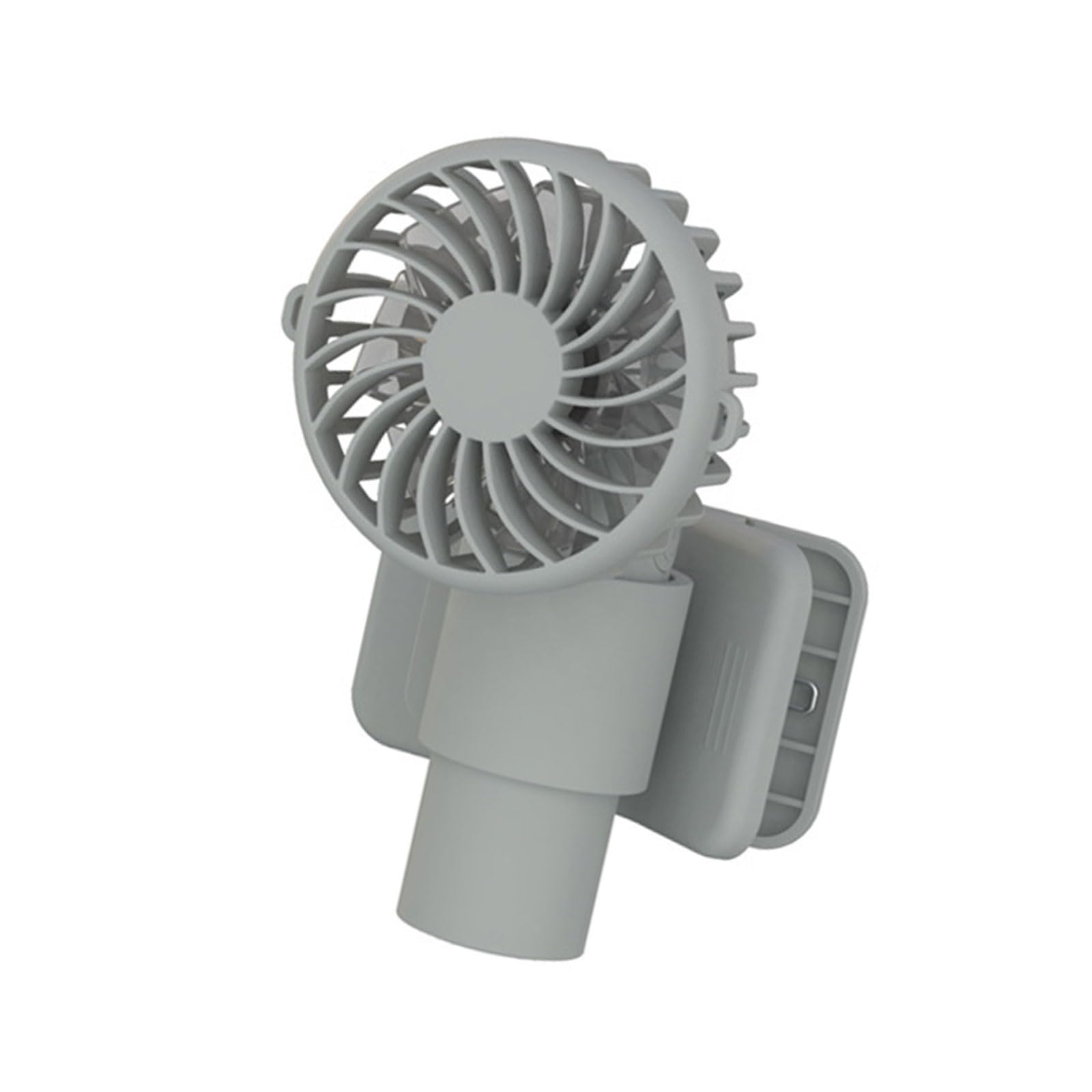 Tsophreniq Multifuntional Clip on Fan Efficient Umbrella Fan 1000mAh Rechargeable ABS Texture for Travel and Outdoor Use Travel