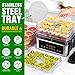Food Dehydrator Machine, 8 Stainless Steel Trays Food Dehydrator with 48H Digital Adjustable Timer & Temperature Control, Dehydrators for Jerky, Fruit, Veggies, Meat, Herbs, Dog Treats
