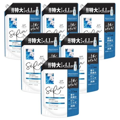 mA Lenor Zbg Z _ ~lWX~̍ lߑւ 1,550mL×6 [e] [P[Xi]