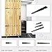 4Pcs Sliding Barn Door Slab Decorative Corner Bracket Black L Shape for Garage Gates Shutters Furniture (