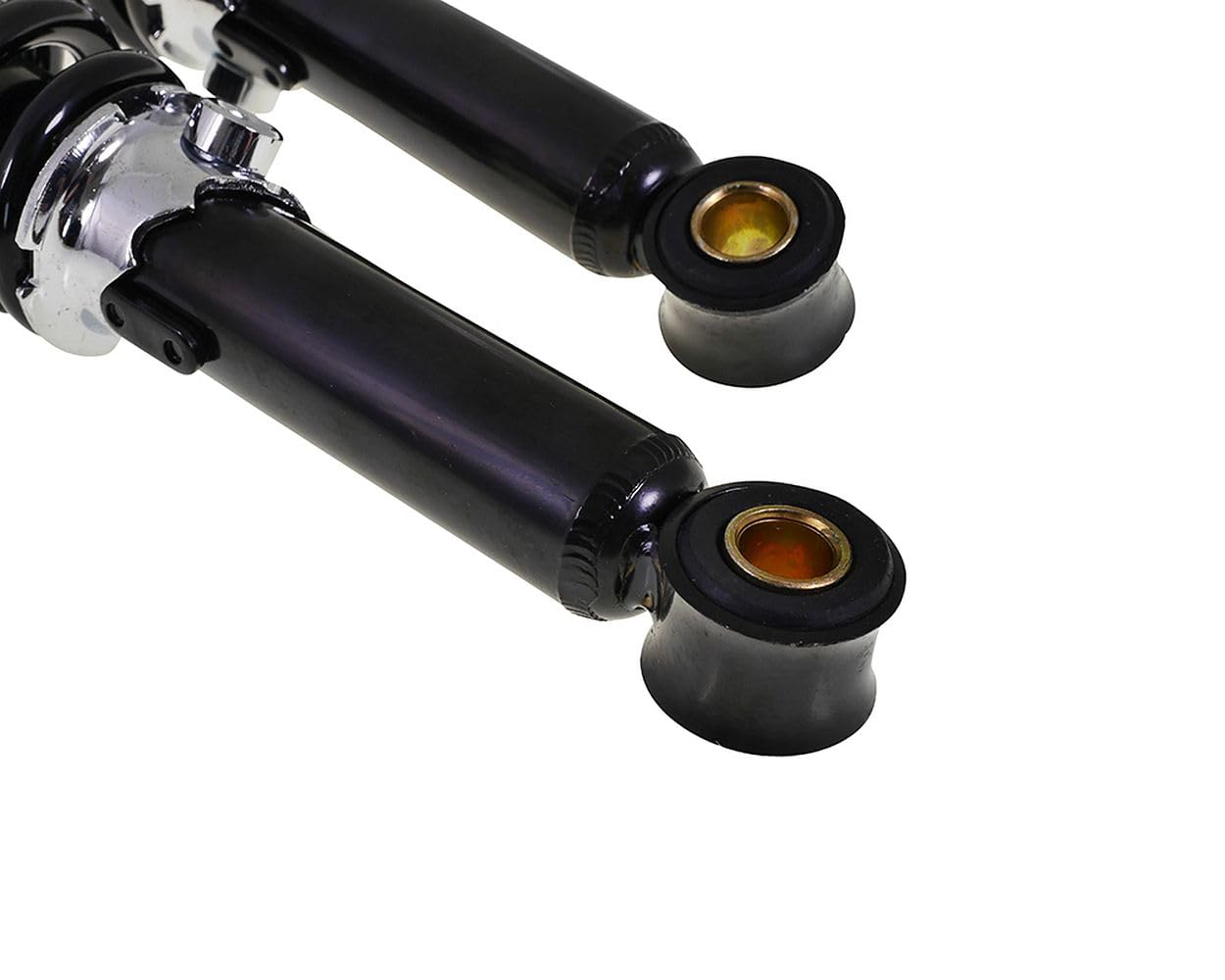 2EXTREME juego amortiguadores 320 mm ajustables negros compatible con Puch Condor 50 2T AC, Maxi S/N 50 2T AC – suspensión mejorada