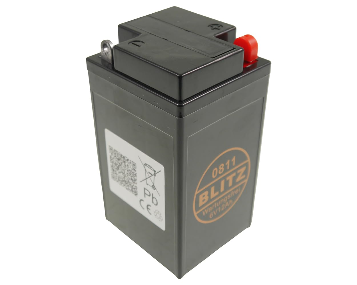 Batterie 6V - 12Ah - Vliesbatterie 0811, mit Deckel passend für BMW R25, R35