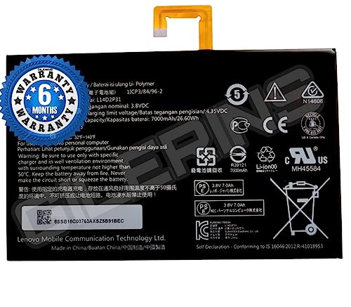 Image of Original L14D2P31 Battery for Lenovo Tab 2 A-7600F, A-1070F, A-1070, A-1070L (7000mAh) Battery with 6 Month Warranty*** Battery (A058)