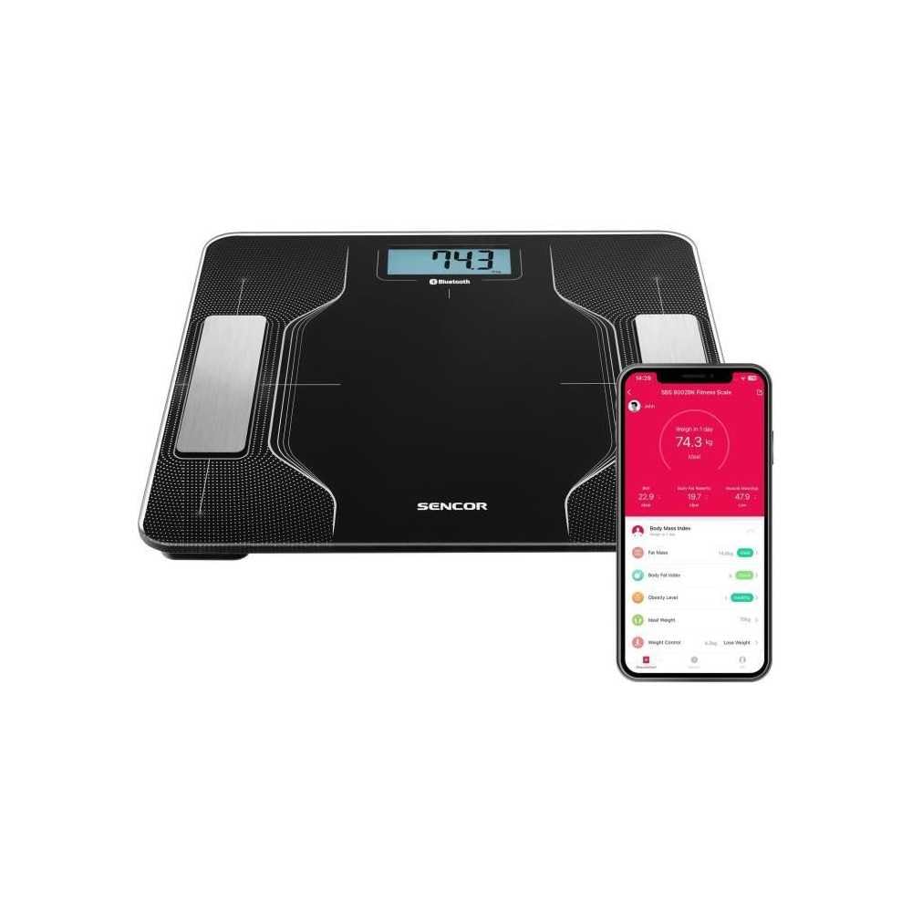 Báscula de fitness personal inteligente SBS 8002BK SENCOR
