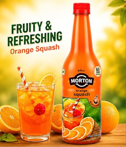 Image of Birla Morton Orange Squash 750 ML Pack of 2