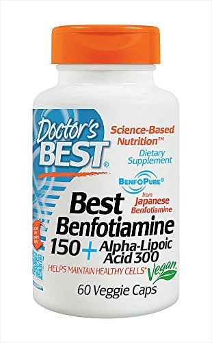 Doctor's Best - Benfotiamine + Alpha Acide lipoïque 150 mg / 300 mg - 60 Capsules végétariennes Cover