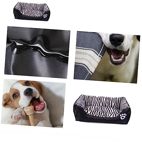 Tapis pour animaux de compagnie avec coussin isolant en coton lavable - 3
