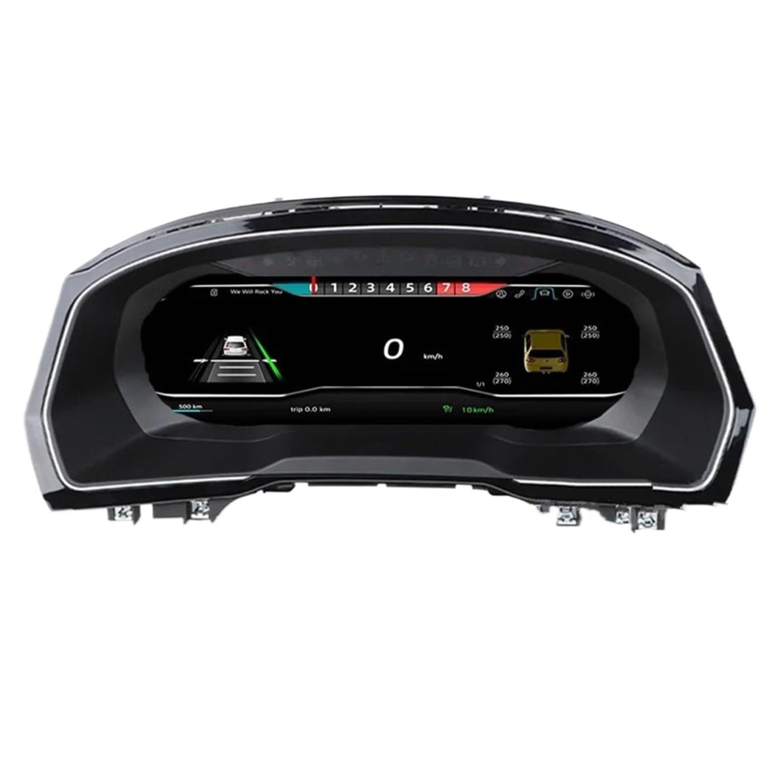 Wyświetlacz Head Up Do Passata B8 CC Ekran LCD deski rozdzielczej samochodu | Wirtualny Kokpit Prędkościomierz Ekran Instrument LCD Cyfrowy