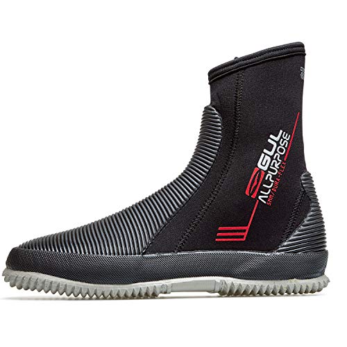 GUL 5mm Allzweck-Neopren-Neoprenstiefel Schuhe - Schwarz - Unisex - BLINDSTITCHED : BLINDSTITCHED