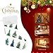 XDKDZIS 2 Pack Family Christmas Stockings Large Xmas Stocking Fireplace Hanging Ornament Holiday Decoration with 30 Vector Tree