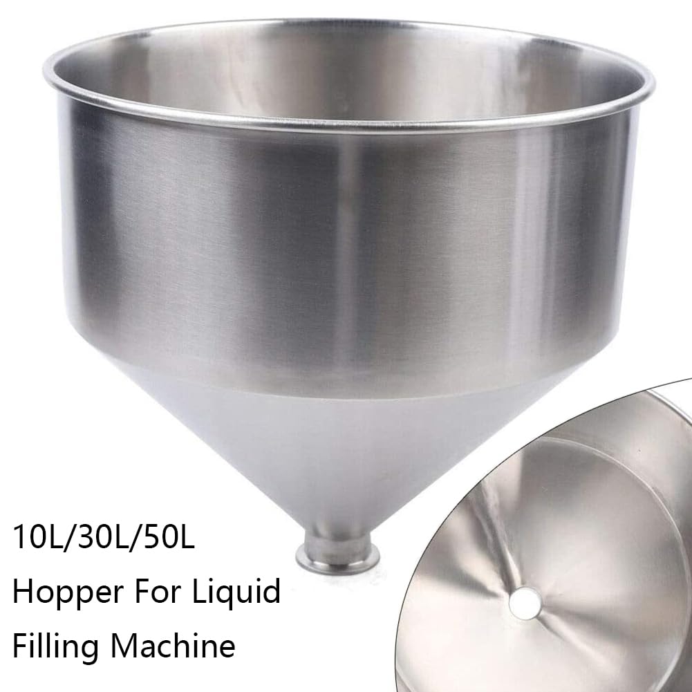 304 Edelstahl Abfülltrichter Dosiertrichter 10L 30L 50L Paste Flansch,50L,6