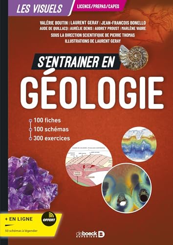 livre S'entrainer en géologie - 100 fiches, 100 schémas et 300 exercices