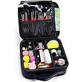 Docolor Portable Travel Makeup Train Bag Makeup Cosmetic Case Organizer Storage Bag for Cosmetics...