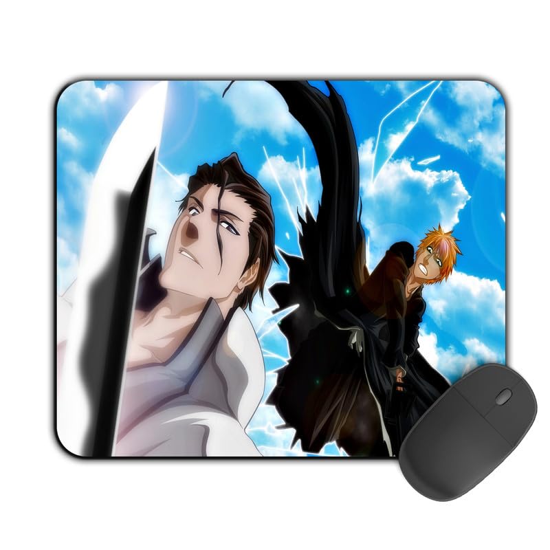 Image of Printed Designer Mouse Pad Ichigo Attack (200MM X 240 X 3MM) Enhance Gaming and Work Performance Comfortable and Precise Non-Slip Water Proof Bleach Mouse Pad.
