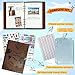 Tolivip Travel Journal for Women Men and Couples, Leather Travel Notebook with Prompts, Travel Memory Book & Adventure Book (Brown)