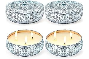 Citronella Candles Outdoor Large Candles 4 Pack: Illuminate Your Evenings with Refreshing Scents