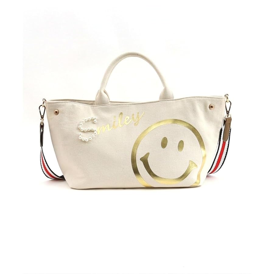 coco*ページ Amazon | [クーコ] トートバッグ SMILEY キャンバス2WAYトート
