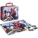 Marvel Spiderman 48 Piece Puzzle in Tin Lunchbox, Red, Blue, White
