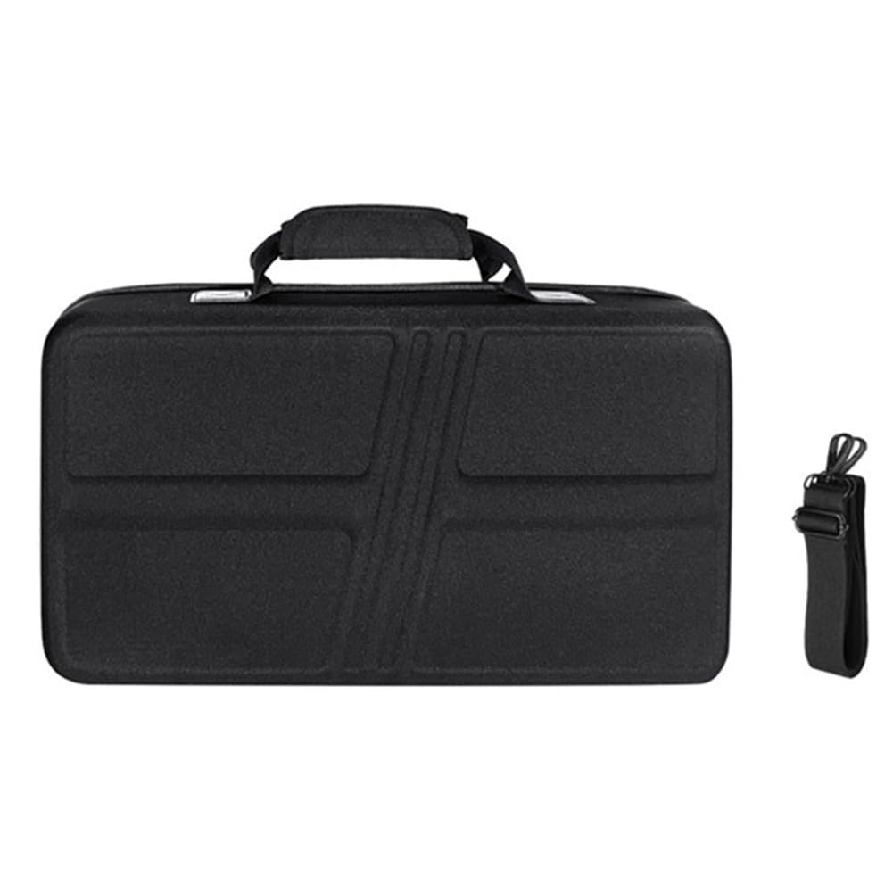 Custodia rigida per PS5 Pro, custodia protettiva da viaggio in EVA con scomparti regolabili, colore nero