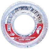 Pride Foil Burner Cover Liner 10 Pack Round 9 Inches Diameter