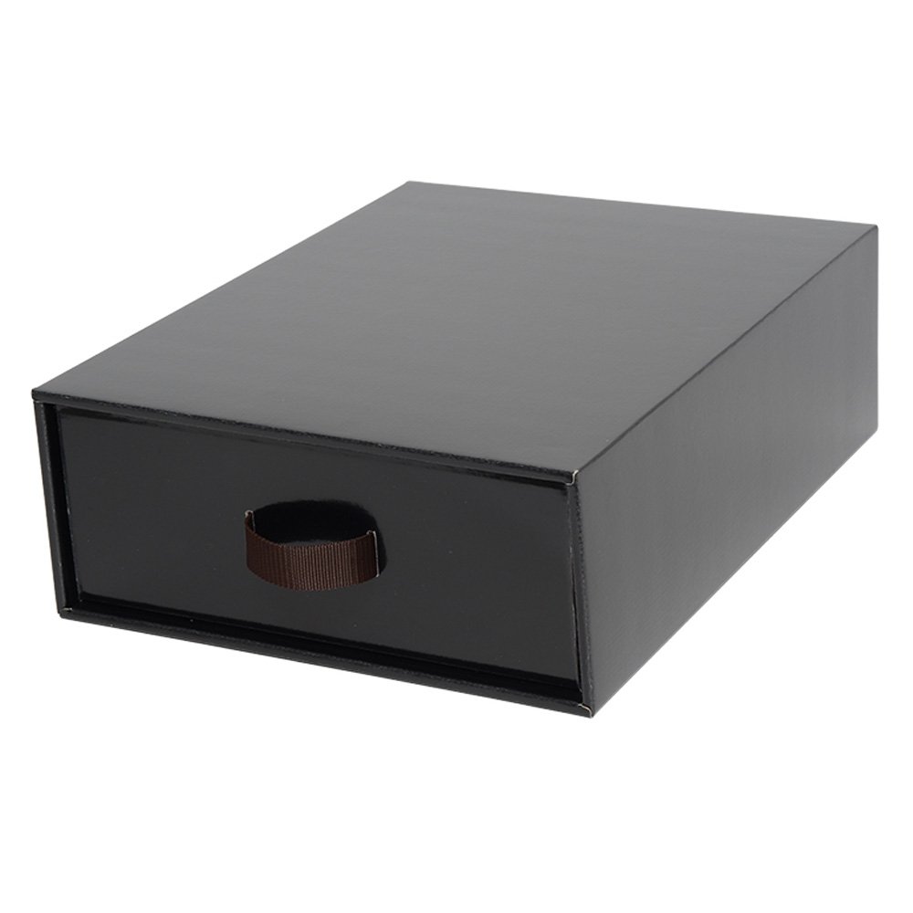 Amazon｜カラー収納ボックス3個セット (ブラック)｜収納ケース