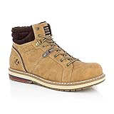 Suela termoplast-rubber KIMBERFEEL Dawson, Botas de Nieve Hombre, Miel, 42 EU