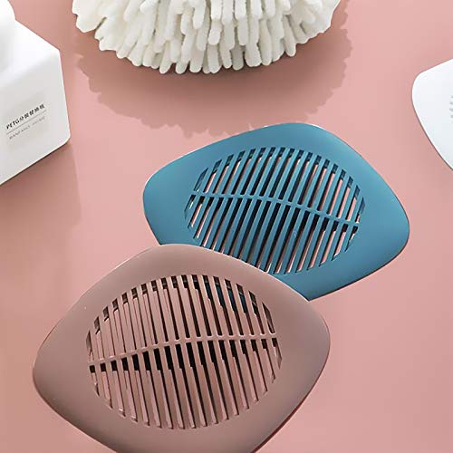 Scarico a pavimento Coperchi di scarico per doccia Scarico tubo in silicone Tappo raccogli capelli con ventosa per bagno Cucina Vasca da bagno Lavello Filtro Tappo Scarico a pavimento Coperchio (Color