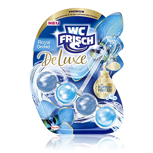 WC FRISCH DeLuxe Royal Orchid, WC-Reiniger und WC-Duftspüler, 1 Stück, das erste Parfüm für die Toilette Cover