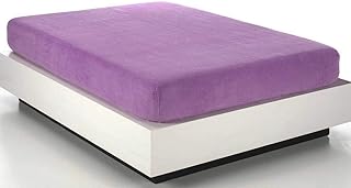 SABANALIA - Bajera Ajustable de coralina (Disponible en Varios tamaños y Colores), Lila, Cama 180