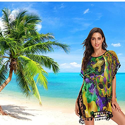 Womens Fashion Stylish Chiffon Tassel Beach Bikini Swimwear Bathing Suit Cover up3