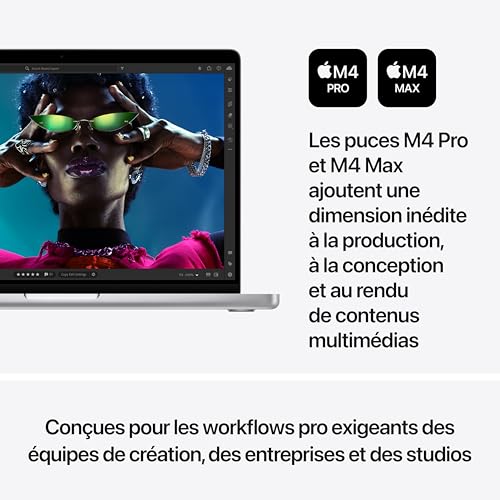 Macbook Pro 14 2 Ssd 24 Go Ram M4 Pro Cpu 14 Gpu 20 Coeurs mx2j3fna Apple - vue 3