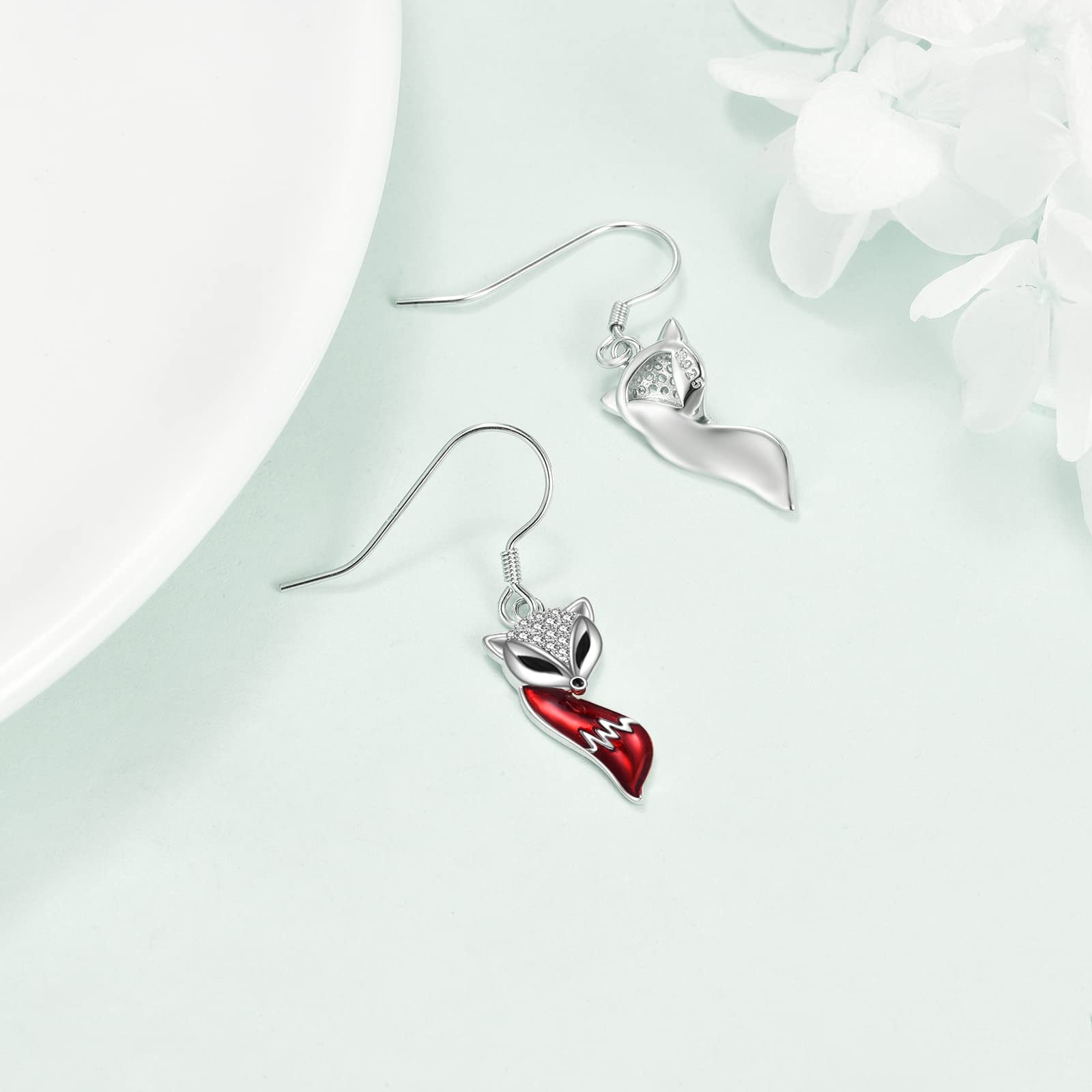 Orecchini Colibrì con Ganci Ipoallergenici Orecchini Pendenti con Uccelli Gioielli in Argento Sterling 925 Regali Colibrì per Donne Ragazze
