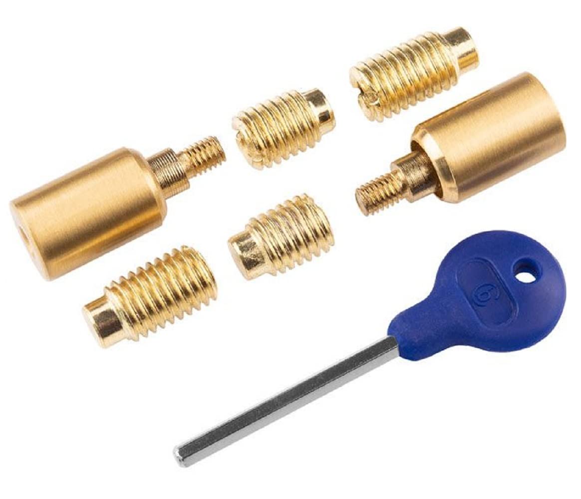 Carlisle Brass WF18 Sash Window Stop Restrictor, Solid Brass, Satin Brass