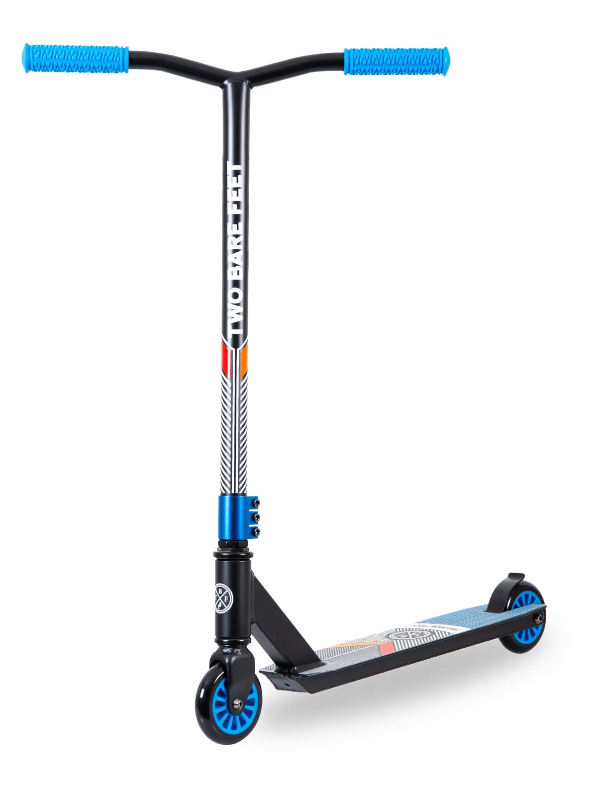 Two Bare Feet Stunt Scooter for Kids & Teens – Lightweight Pro Freestyle Scooter with 360° Spin Alloy Deck, ABEC-9 Bearings & High-Grip Wheels for Tricks & Jumps