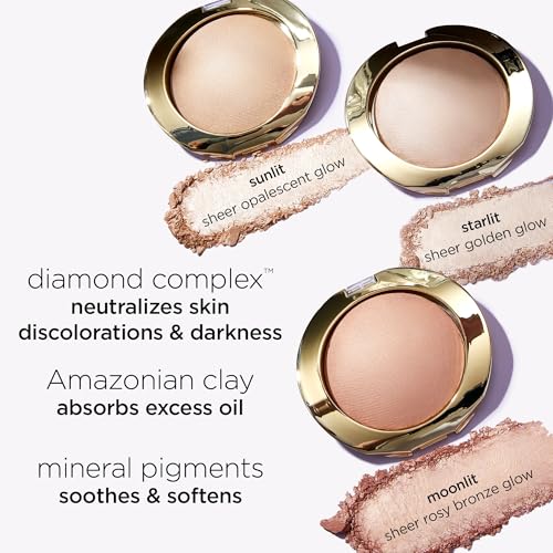 Image of tarte shape tape glow powder - Buildable Highlighter with Mineral Pigments & Diamond Powder for a Natural Radiant Finish with Lightweight Luminous Shine, Vegan & Cruelty Free