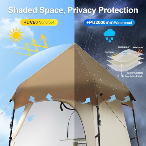 Wolfwise-69FT-Outdoor-Portable-Shower-Tent-Camping-Privacy-Changing-Room-Tent-for-ToiletHiking-Bathroom-Shelters