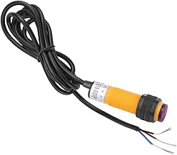Sensor fotoelétrico de 3 fios DC, sensor fotoelétrico de 3 fios pnp interruptor fotoelétrico pnp sem interruptor, interruptor de sensor fotoelétrico de 3 fios E18 B03P1 IR 5 30cm