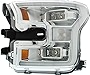 Evan Fischer Headlight Assembly Compatible with 2015-2016 Ford F150 LED SuperCab/SuperCrew Cab CAPA Driver Side