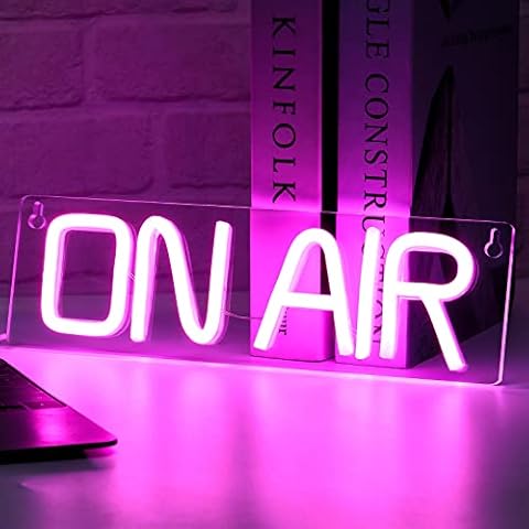 Nuanchu Neon On Air USB Wall Sign Cover