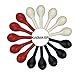 KADBANER Latex Balloons 100 pcs 3 Colors Party Set (Black White Red)