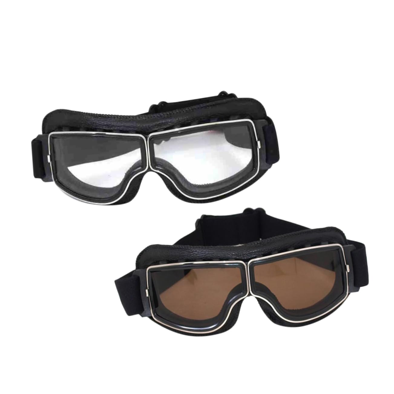 YARNOW 3 Pièces Saleté Pour La Protection Sécurité Casque De Vélo Ski Lunettes De Plein Air Clair Lunettes D'hiver Casques Snowboard Des Lunettes De Protection Bicyclette
