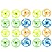 TOYANDONA 20Pcs Volano Trottola Giocattolo Luminoso Volano PEG Giocattoli Top in Flash Illuminano Trottola per I Bambini La di Tiro Lampeggiante Trottola Giocattolo ( Colore Misto )