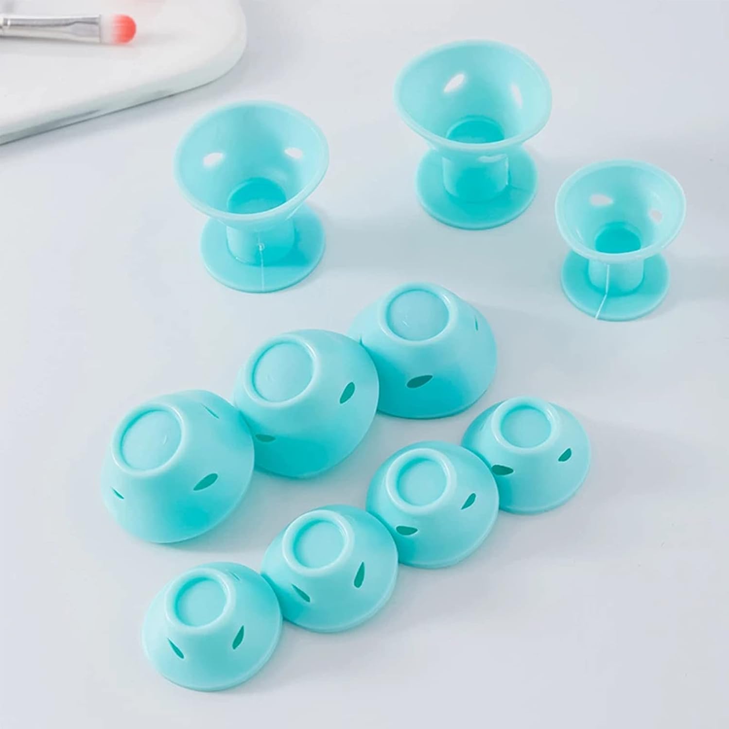40 pcs Rollers Self Grip Hair Rollers Set Silicone hair curlers Hair Curler Without Heat Making
